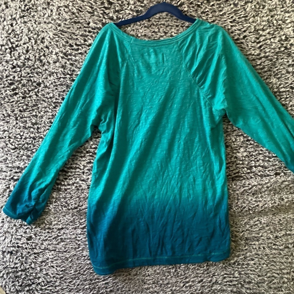 The North face Dark Autumn T Shirt long Sleeve Rush sleeveless Size Medium - Picture 3 of 4